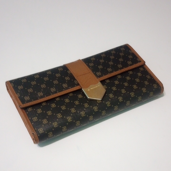 Vintage Paolo Gucci Monogram Wallet - Picture 1 of 16